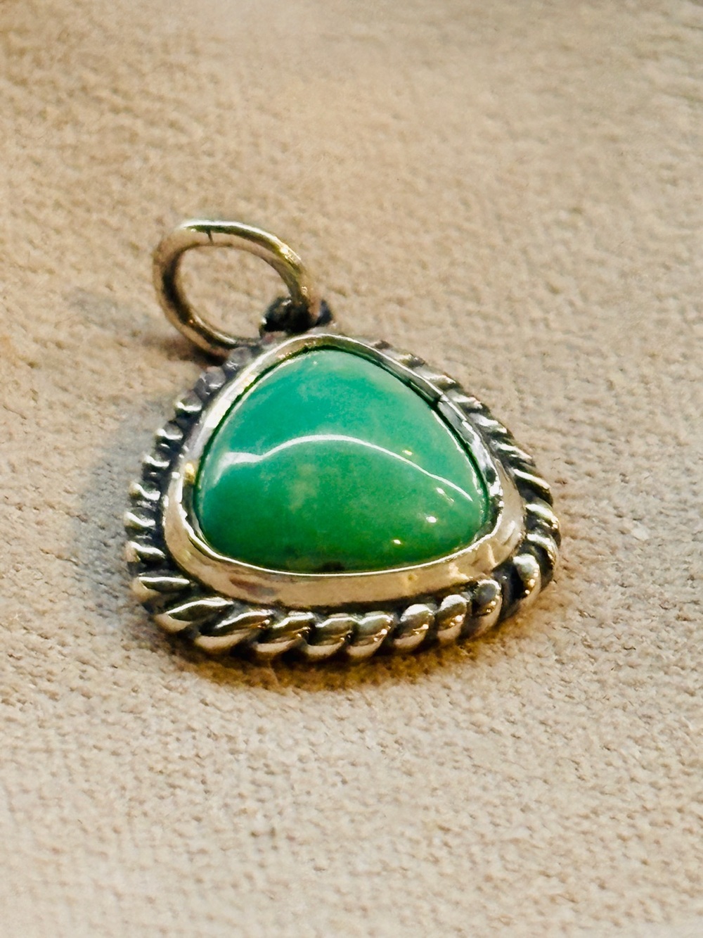 Retired New James Avery Turquoise Pendant! Sterling beautiful!